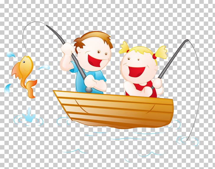 Fishing Cartoon Girl PNG, Clipart, Aquarium Fish, Art, Boat, Boats, Boat  Vector Free PNG Download