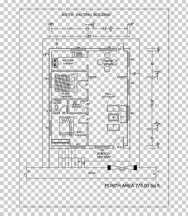 Floor Plan North Vastu Shastra House இலக்னத்திற்கேற்ப வீட்டு வாசல் PNG, Clipart, Angle, Architecture, Area, Black And White, Cottage Free PNG Download