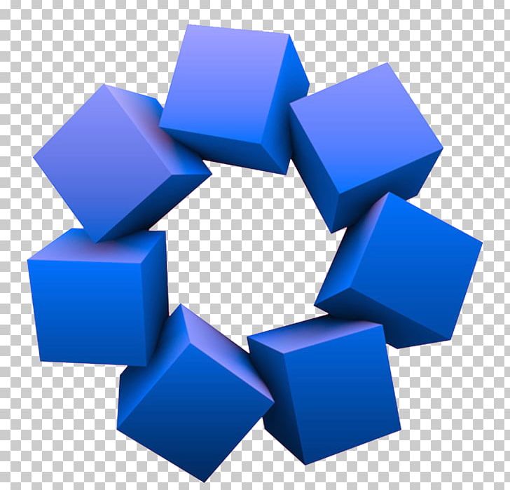 Three-dimensional Space Cube Illustration PNG, Clipart, Angle, Azure, Blue, Box, Circle Frame Free PNG Download
