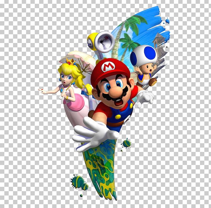 Super Mario Sunshine Super Mario Bros. GameCube Wii PNG, Clipart, Art, Computer Wallpaper, Fictional Character, Gamecube, Mario Free PNG Download