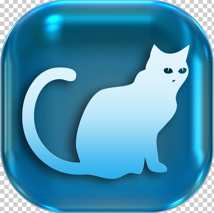 Cat Symbol Animal Computer Icons PNG, Clipart, Animal, Animals, Black Cat, Blue, Carnivoran Free PNG Download