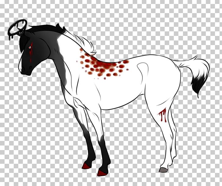 Mustang Foal Stallion Halter Mane PNG, Clipart, Anim, Black, Black And White, Bridle, Character Free PNG Download