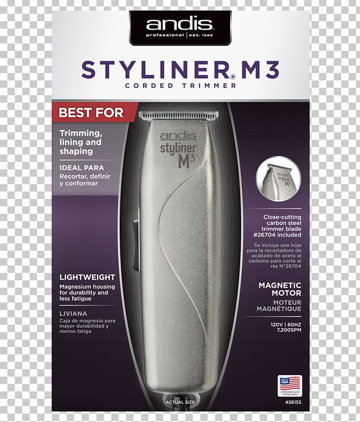 Andis Styliner M3 26155 Andis Styliner II 26700 0 Product Design PNG, Clipart, Andis, Andis Company Inc, Andis Styliner Ii 26700, Hardware, M Package Free PNG Download