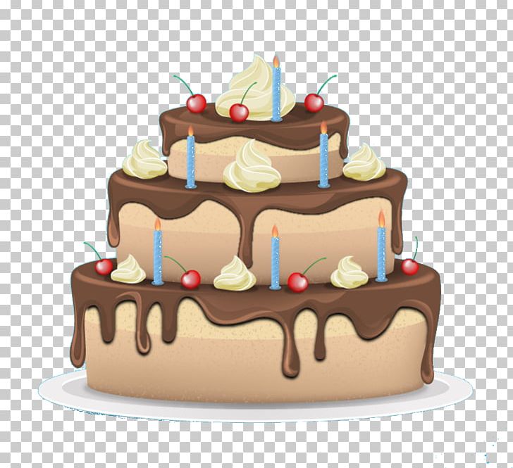 Birthday Cake Chocolate Cake Torte Tart Frosting & Icing PNG, Clipart, Baked Goods, Baking, Birthday, Birthday Cake, Buttercream Free PNG Download