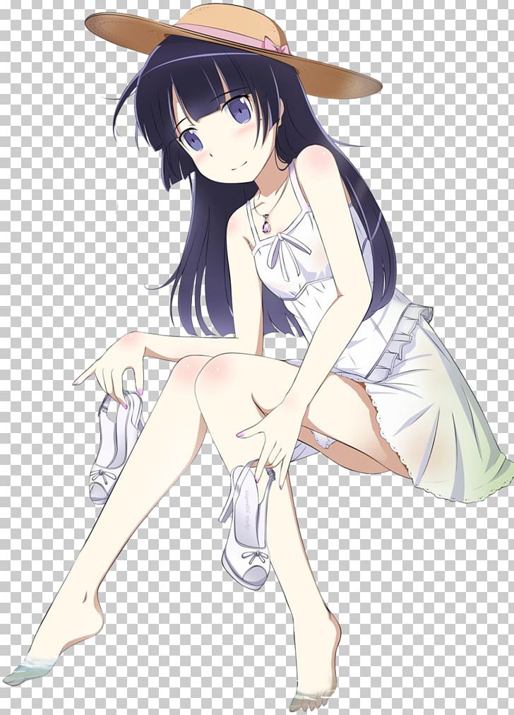 Black Hair Anime Oreimo Manga PNG, Clipart, Anime, Arm, Artwork, Black Hair, Brown Hair Free PNG Download