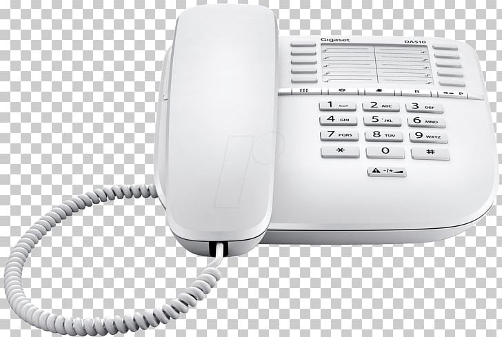 Corded Analogue Gigaset DA510 No Display Telephone Gigaset Phone Da410 Black Home & Business Phones Gigaset DA210 PNG, Clipart, Analog Signal, Analog Telephone Adapter, Communication, Corded Phone, Electronics Free PNG Download