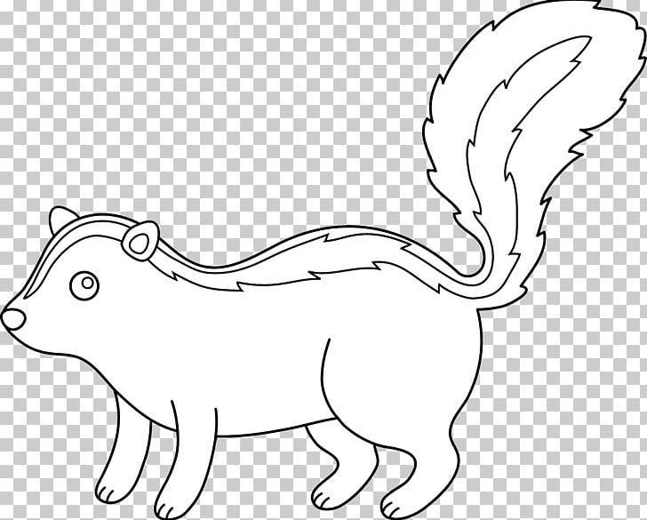 Skunk Drawing Black And White PNG, Clipart, Animal Figure, Area, Artwork, Carnivoran, Cartoon Free PNG Download