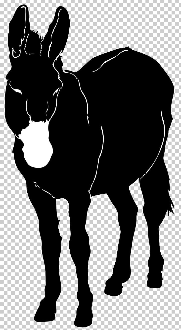 Silhouette Donkey PNG, Clipart, Animals, Art, Black, Black And White, Carnivoran Free PNG Download