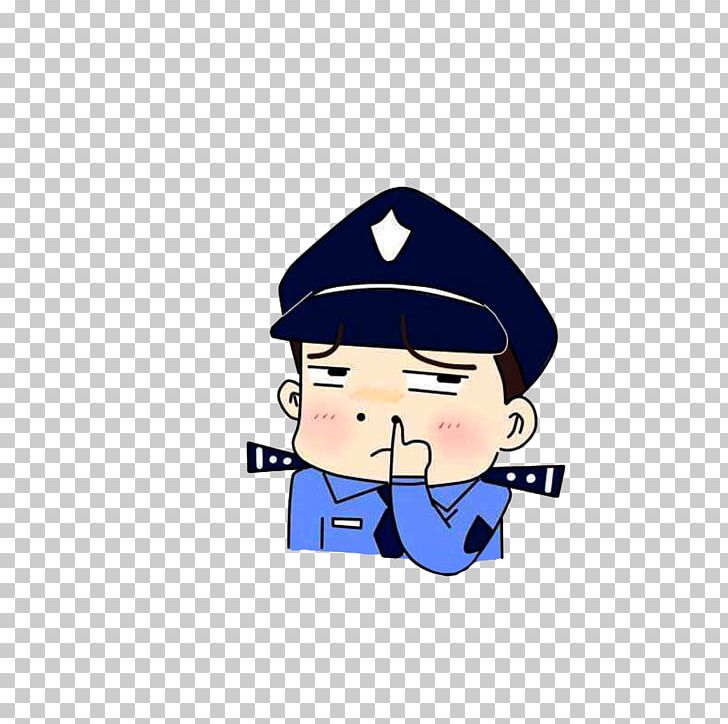 Wuhan Police Officer Sticker Facial Expression PNG, Clipart, Abandon Expression, Blue, Cartoon, Child, Computer Wallpaper Free PNG Download