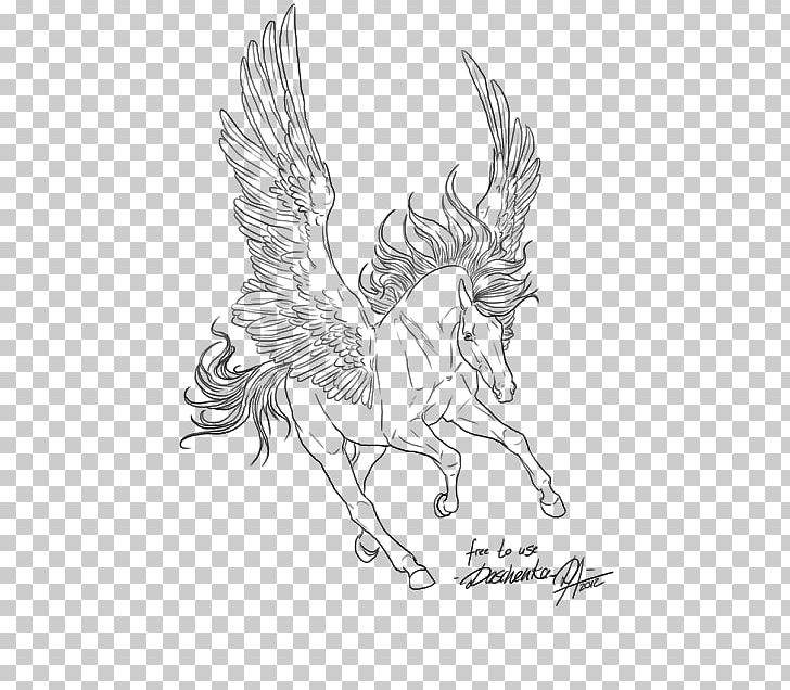 Line Art Pegasus Drawing Horse PNG, Clipart, Art, Artwork, Black And White, Coloring Book, Coloring Pages Free PNG Download