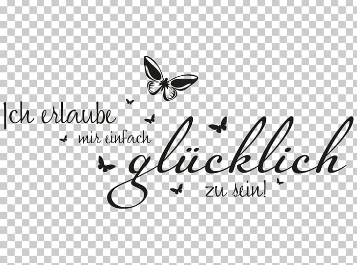 Wall Decal Tattoo Germany Text PNG, Clipart, Bea, Black, Black And White, Brand, Butterfly Free PNG Download