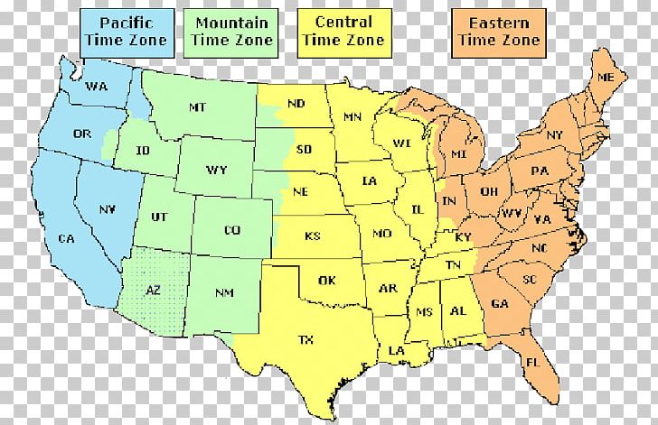 United States Time Zone World Map Map Collection Png Clipart