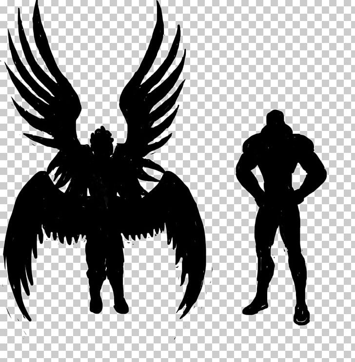 Legendary Creature Silhouette Black White PNG, Clipart, Beak, Bird, Black, Black And White, Comming Soon Free PNG Download