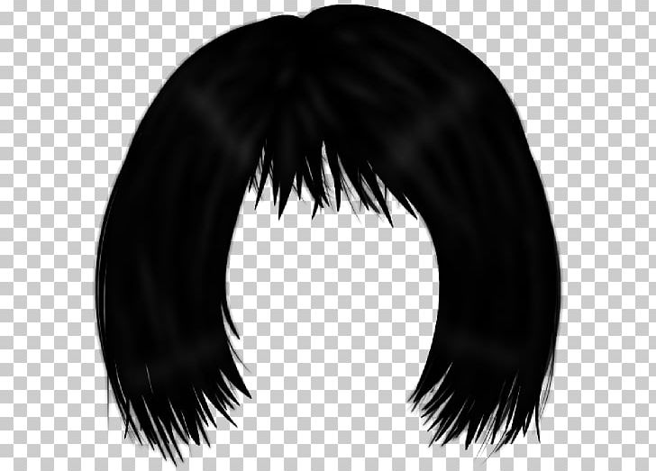 Hairstyle Wig Black Hair PNG, Clipart, Black, Black And White, Black Hair, Desktop Wallpaper, Drawing Free PNG Download