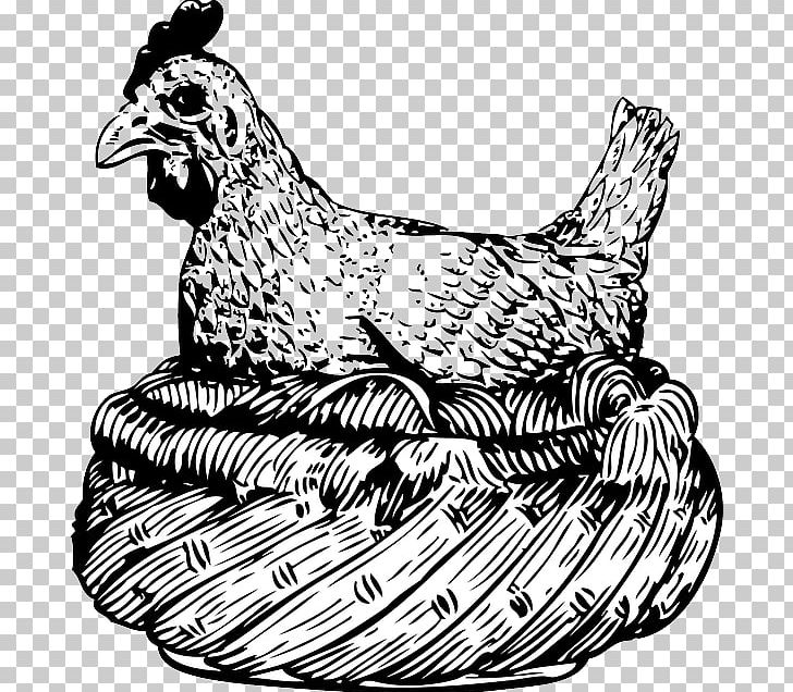 Chicken Computer Icons PNG, Clipart, Animals, Basket, Beak, Bird, Black And White Free PNG Download