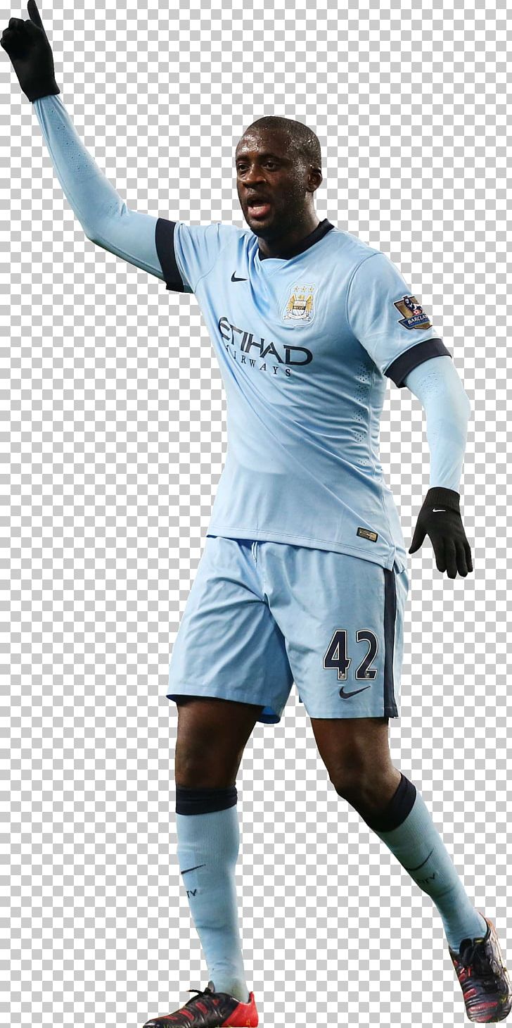 Yaya Touré Manchester City F.C. Jersey Football Player PNG, Clipart, Ball, Baseball Equipment, Blue, City Tour, Clothing Free PNG Download