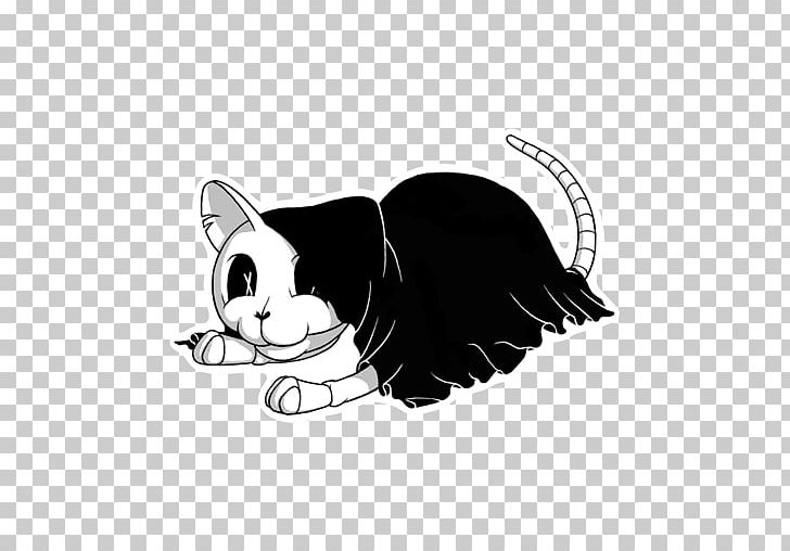 Whiskers Black Cat Sticker Telegram PNG, Clipart, Animals, Black, Black And White, Black Cat, Carnivoran Free PNG Download