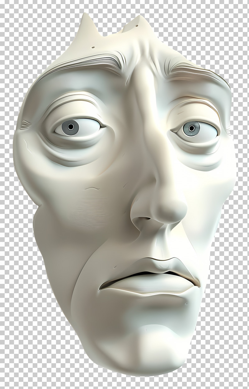 Man Face - Distorted Face With Surreal Expression PNG, Clipart, 3d, Art ...