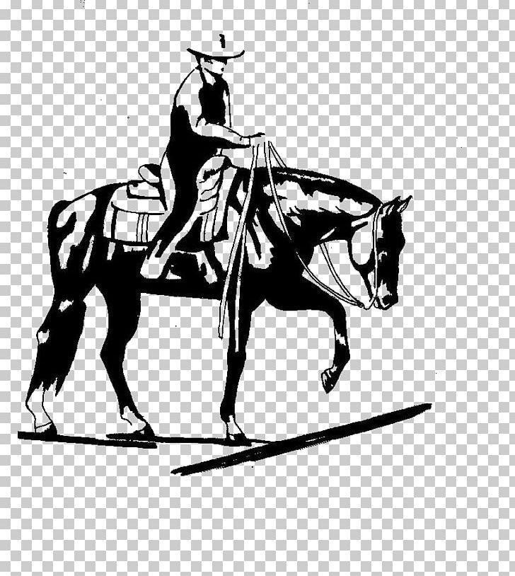 Mule Western Pleasure Rein Mustang Stallion PNG, Clipart, Black And White, Bridle, Cowboy, Equestrian Sport, Halter Free PNG Download
