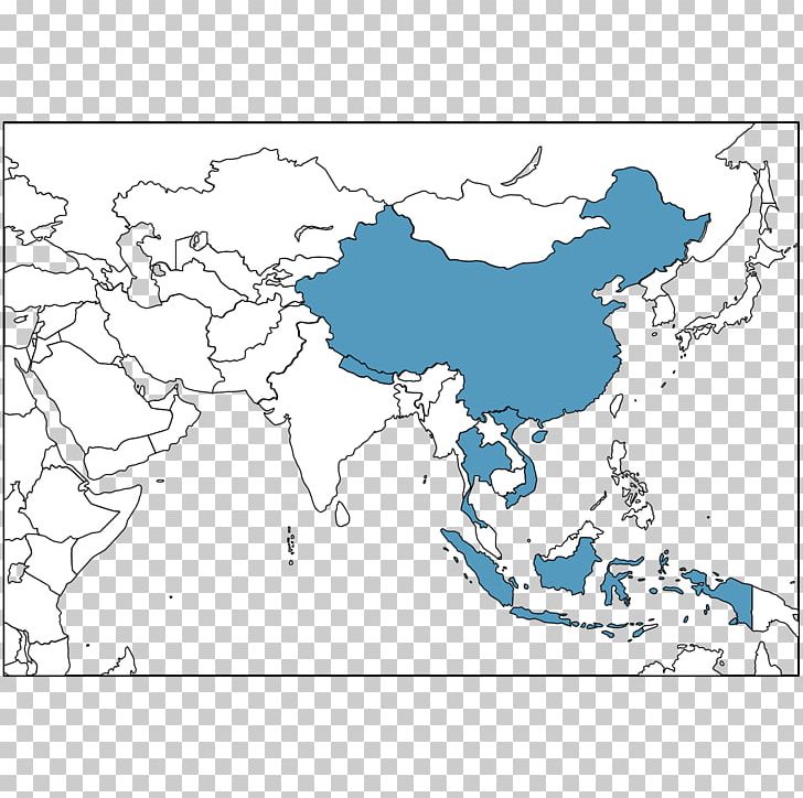 Southeast Asia China United States Blank Map PNG, Clipart, Area, Asia, Black And White, Blank Map, Blue Free PNG Download