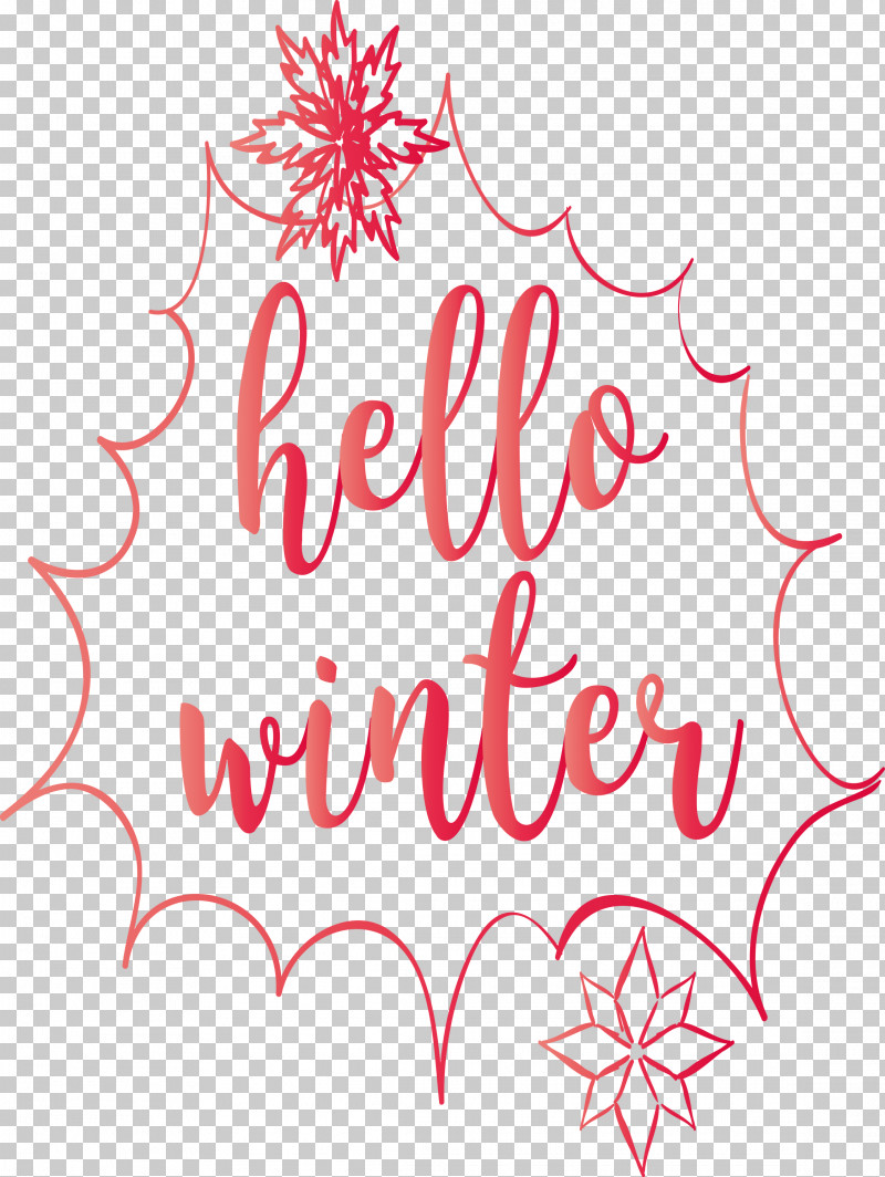 Hello Winter PNG, Clipart, Floral Design, Hello Winter, Leaf, Line, Logo Free PNG Download