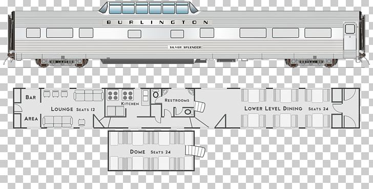 Train Amtrak Rail Transport Passenger Car Dome Car PNG, Clipart, Amtrak, Angle, Area, Diagram, Dining Car Free PNG Download