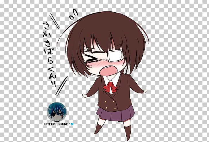Another Mei Misaki Chibi Anime PNG, Clipart, Anime, Black Hair, Boy, Brown Hair, Cartoon Free PNG Download