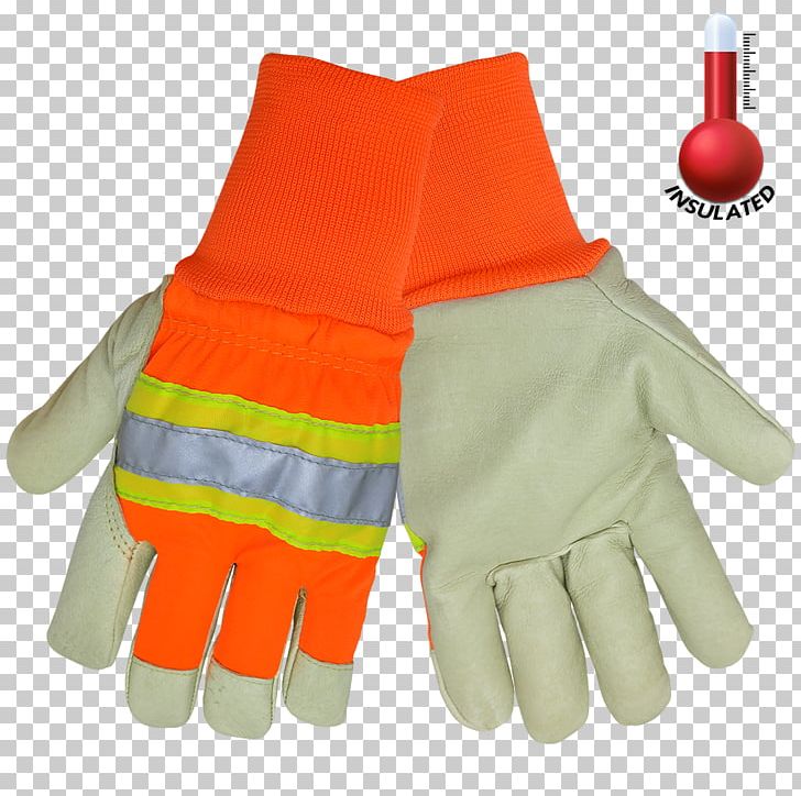 Glove High-visibility Clothing Personal Protective Equipment Retroreflective Sheeting Leather PNG, Clipart, Artificial Leather, Bicycle Glove, Clothing, Coat, Cutresistant Gloves Free PNG Download