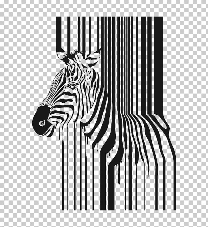 T-shirt Zebra Sticker Color Paper PNG, Clipart, Barcode, Black And White, Blue, Clothing, Color Free PNG Download