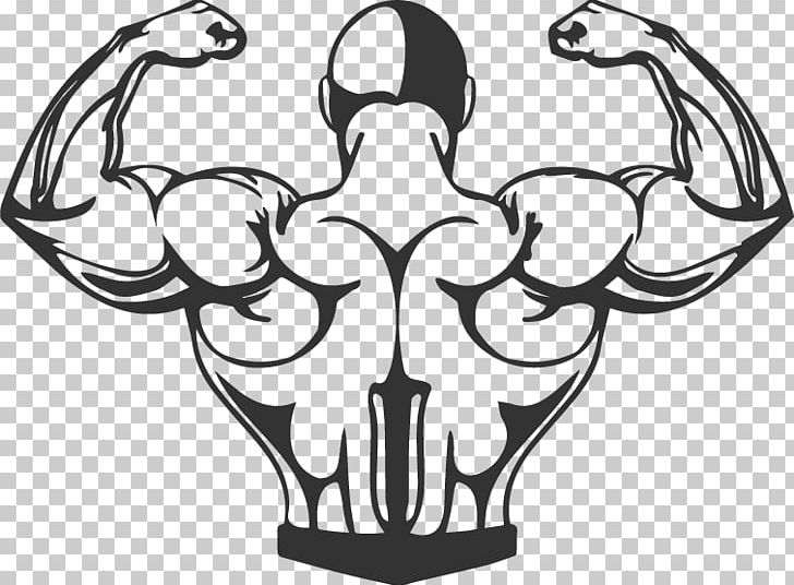 Bodybuilding Muscle Exercise Cartoon PNG, Clipart, Arm, Artwork, Biceps, Black And White, Bone Free PNG Download