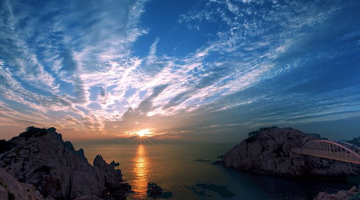 Sunset Sunrise Landscape Cloud PNG, Clipart, Afterglow, Atmosphere, Calm, Cloud, Coast Free PNG Download