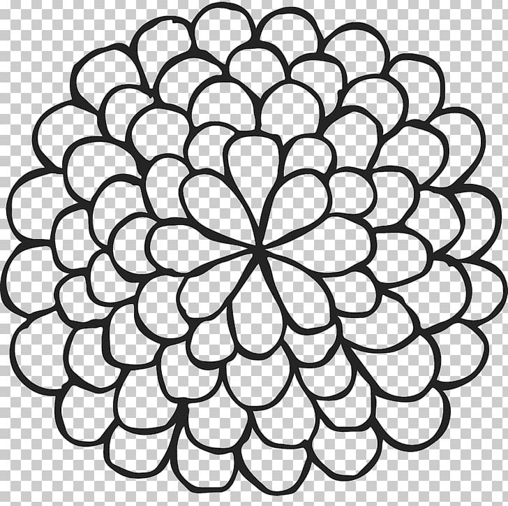 Dahlia Deadheading Drawing PNG, Clipart, Area, Black And White, Circle, Dahlia, Deadheading Free PNG Download