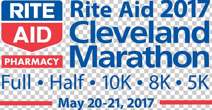 Cleveland Marathon Organization Rite Aid PNG, Clipart, Area, Banner, Blue, Brand, Cleveland Free PNG Download