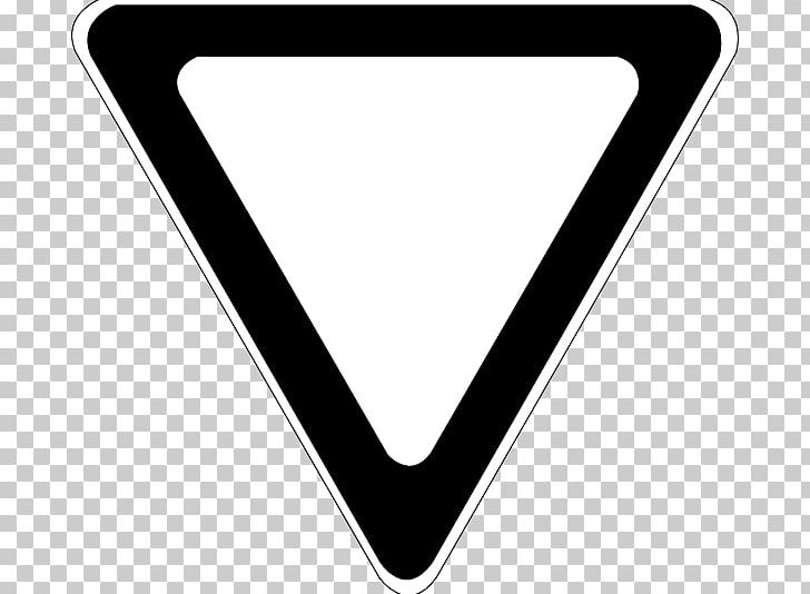 Yield Sign Traffic Sign Stop Sign PNG, Clipart, Angle, Black, Black And White, Computer Icons, Encapsulated Postscript Free PNG Download