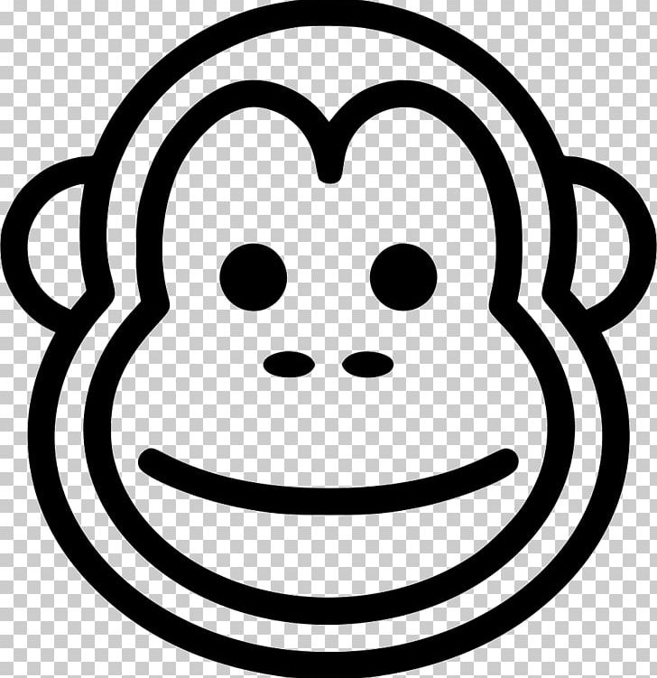 Computer Icons Monkey Primate PNG, Clipart, Black And White, Circle, Computer Icons, Desktop Wallpaper, Face Free PNG Download