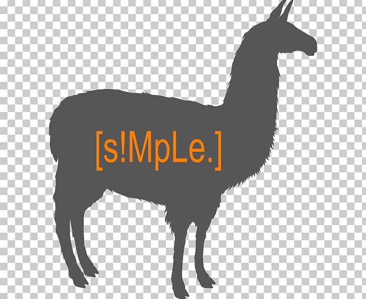 Llama Alpaca Vicuña Silhouette PNG, Clipart, Alpaca, Animals, Black And White, Camel, Camel Like Mammal Free PNG Download
