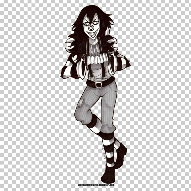 Laughing Jack Creepypasta Slenderman Jeff The Killer Character PNG, Clipart, Anime, Art, Black And White, Cartoon, Character Free PNG Download