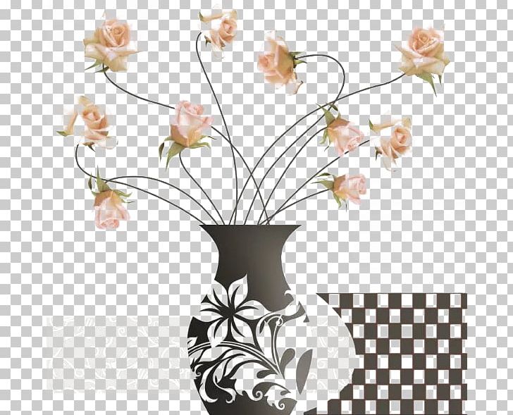 Vase Floral Design Cut Flowers Google S PNG, Clipart, Black, Branch, Classic, Decor, Download Free PNG Download