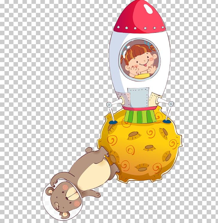 Cartoon Rocket Outer Space PNG, Clipart, Adobe Illustrator, Aircraft, Animation, Cartoon, Creative Free PNG Download