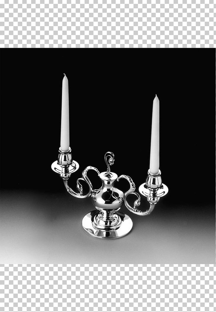 Silver Candelabra Candlestick Light Fixture Robbe & Berking PNG, Clipart, Black, Black And White, Candelabra, Candle, Candlestick Free PNG Download
