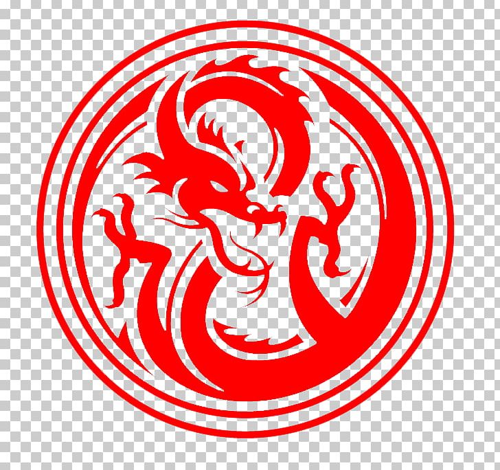 Logo Dragon Decal PNG, Clipart, Area, Art, Chinese Dragon, Circle, Decal Free PNG Download