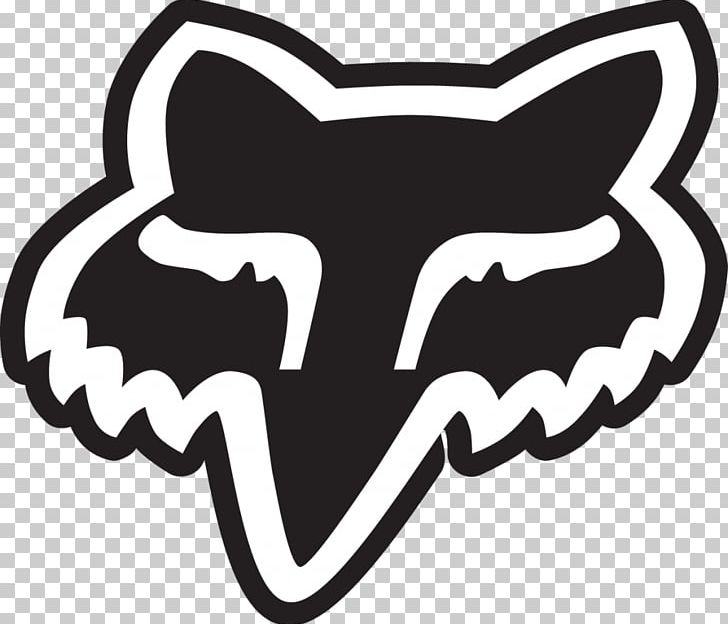 Logo Fox Racing Decal Sticker PNG, Clipart, Animals, Art, Black, Black And White, Brand Free PNG Download