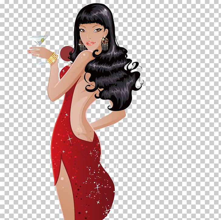Happy Birthday To You Ansichtkaart Greeting Card Joy PNG, Clipart, Animation, Black Hair, Fashion Model, Fictional Character, Girl Free PNG Download