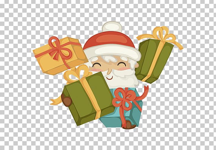 Sticker Telegram Christmas VK New Year PNG, Clipart, Christmas, Christmas Decoration, Fictional Character, Gift, Holiday Free PNG Download