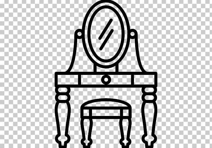 Table Chair Lowboy Computer Icons Furniture PNG, Clipart, Antique Furniture, Area, Bedroom, Bedside Tables, Black And White Free PNG Download