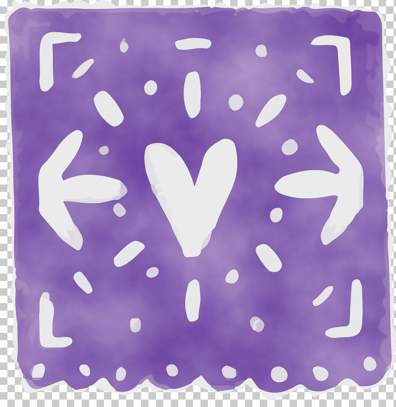 Pattern Purple Heart PNG, Clipart, Heart, Mexico Elements, Paint, Purple, Watercolor Free PNG Download