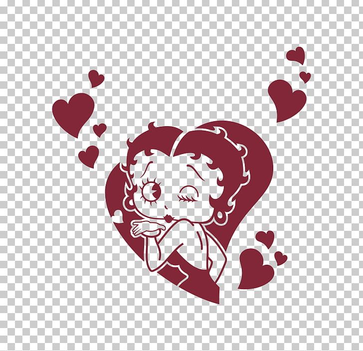 Betty Boop Animated Film Kiss My Ass: Classic Kiss Regrooved Sticker PNG, Clipart,  Free PNG Download