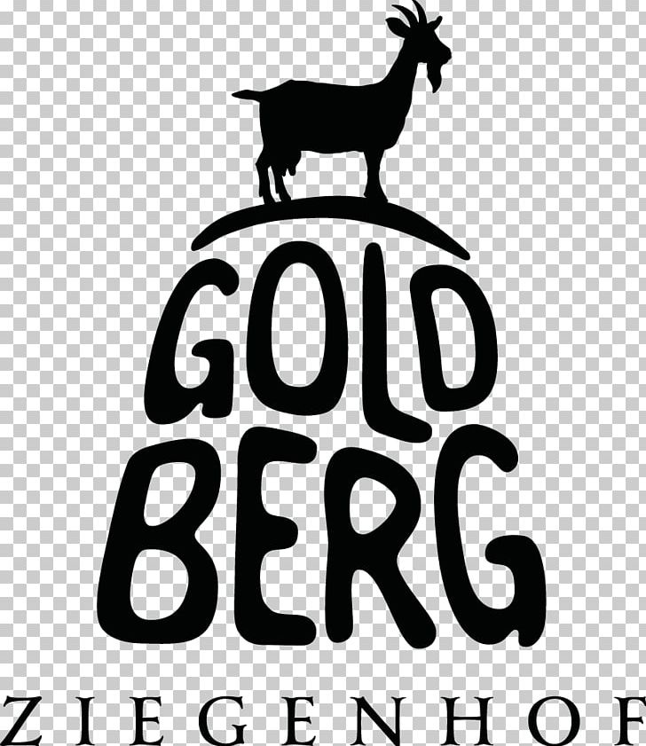 Goat Cheese Goldberg Ziegenhof Logo Black PNG, Clipart, Animals, Area, Black, Black And White, Brand Free PNG Download