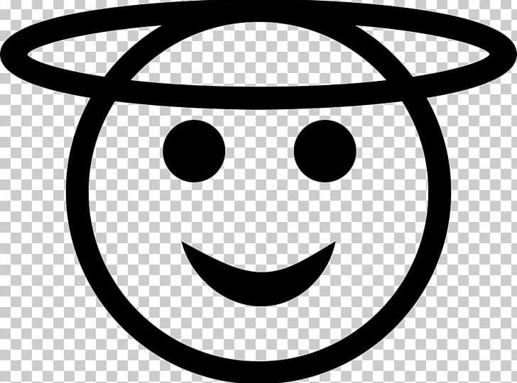 Smiley Computer Icons PNG, Clipart, Angel Face, Black, Black And White, Circle, Computer Icons Free PNG Download