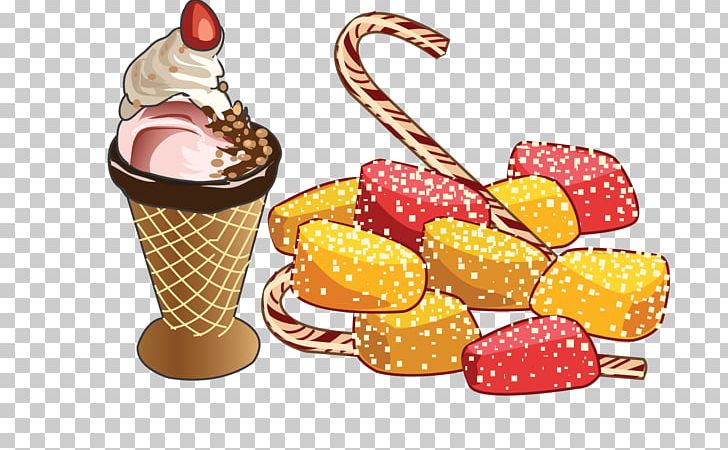 Ice Cream Fried Chicken Dessert Cartoon PNG, Clipart, Bread, Cake, Candy, Cartoon, Chicken Free PNG Download